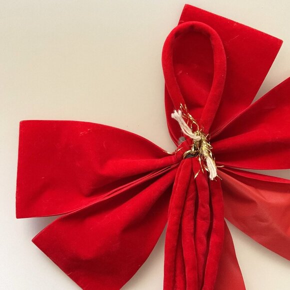 VINTAGE SLEIGH BELLS CHRISTMAS BOW - Picture 9 of 9